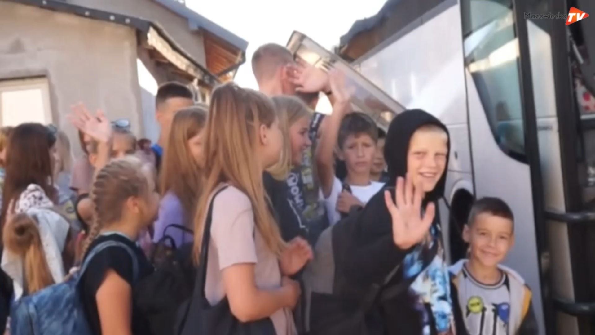 Ukraińskie dzieci z Sacina wyruszyły na wakacje do Kątów Rybackich